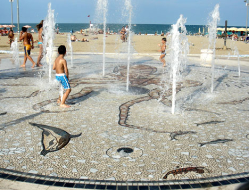 Lungomare e Fontane Misano Adriatico RN- Italia